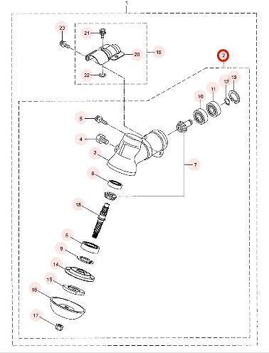 Renvoi d'angle MX36EH
