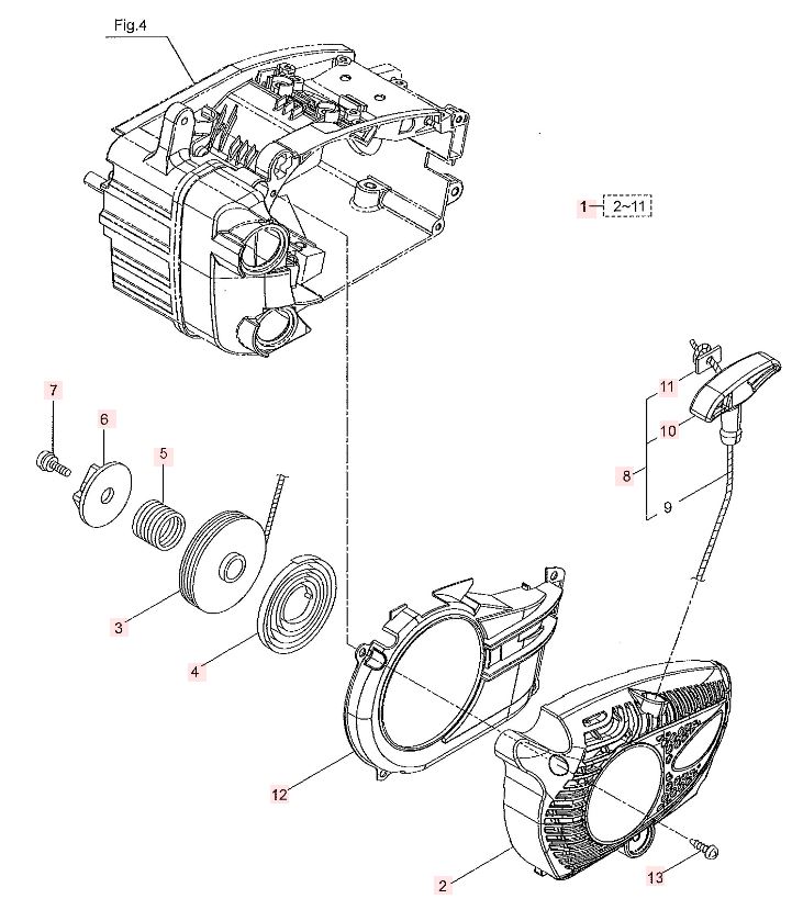 Poulie lanceur MCV3101S