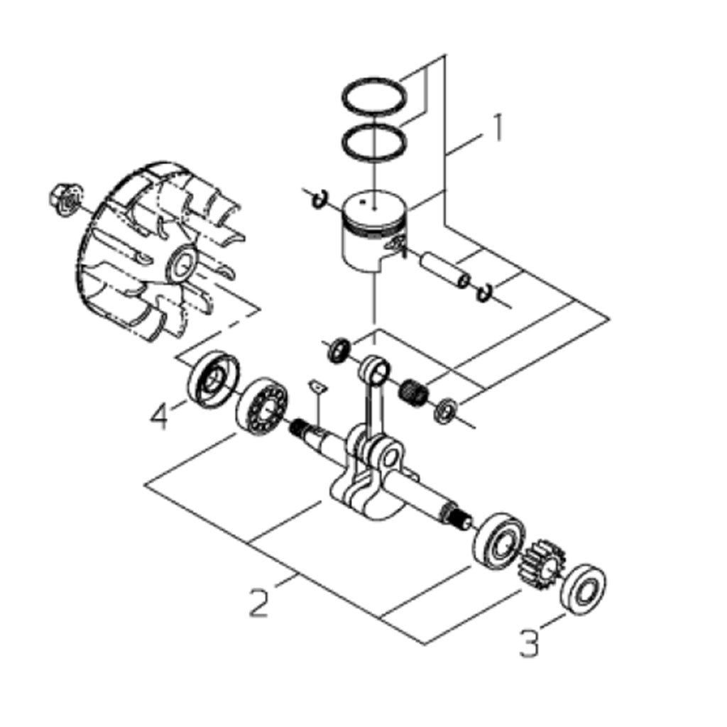 Piston / Vilebrequin