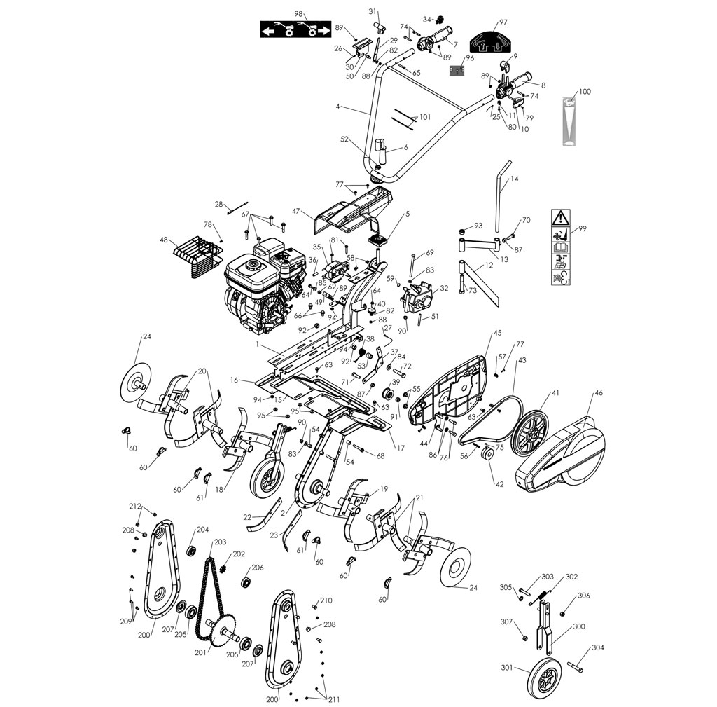 Chassis complet