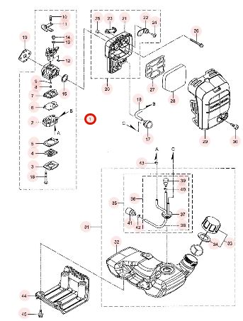 Crépine et filtre à air MX36EH