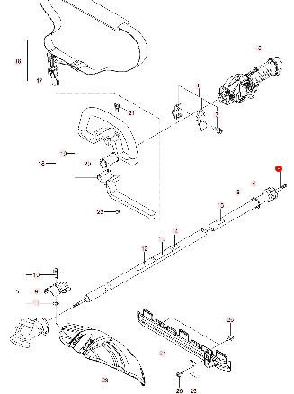Manette de gaz complète MX27E