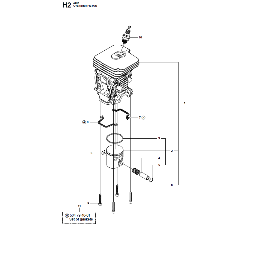 Piston Cylindre 440e