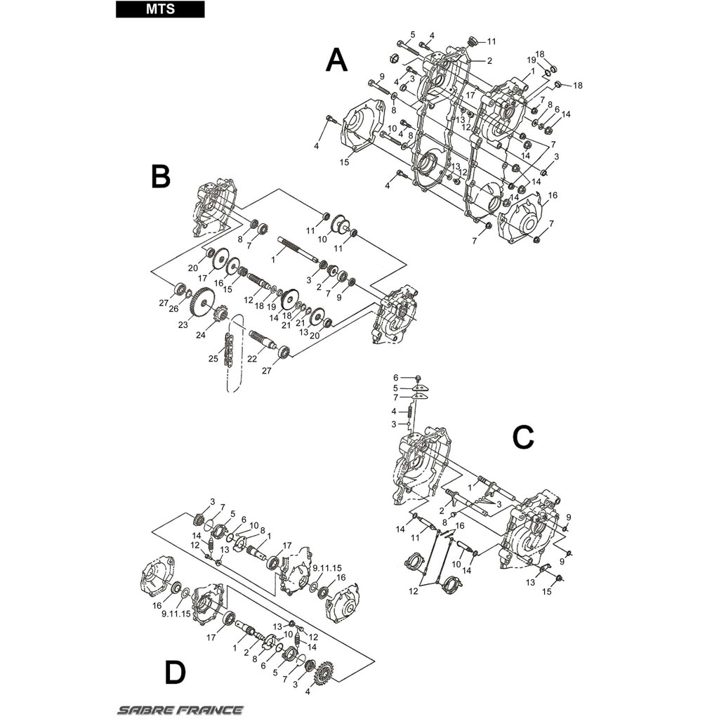 Pont / Boite à vitesse