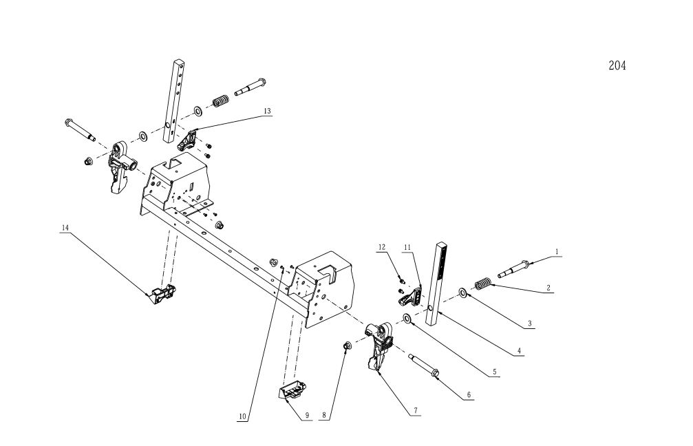 Gauche droite pcb