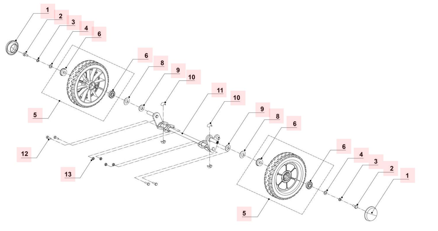 ECLATE 3 ROUES  AVANT WB455SLC 2017