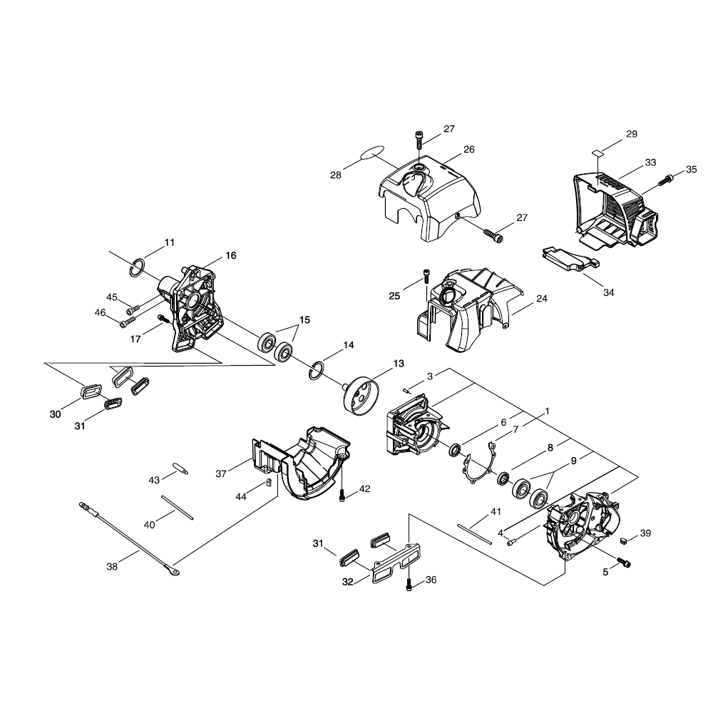 Carter moteur / Carter ventilation
