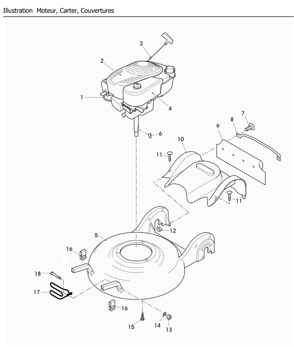 Moteur / Carter / Couverture