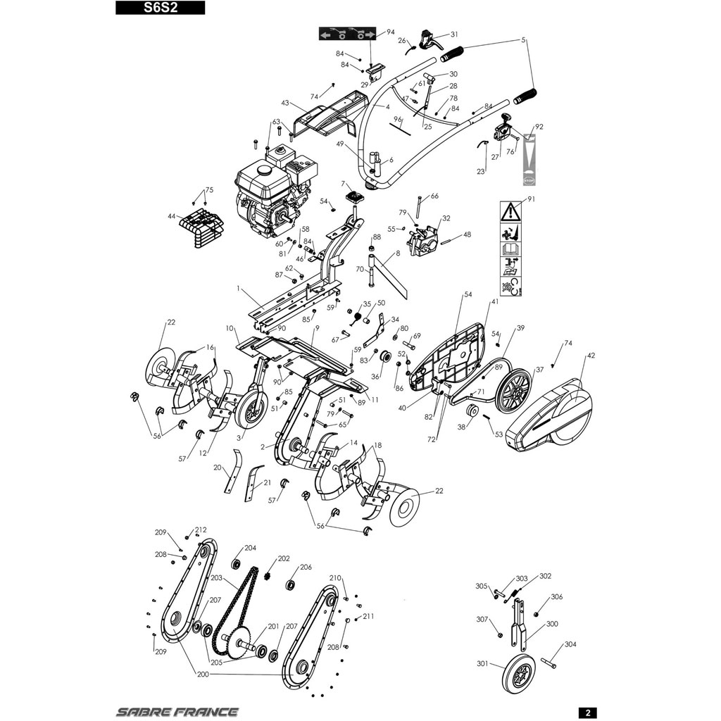 Chassis complet