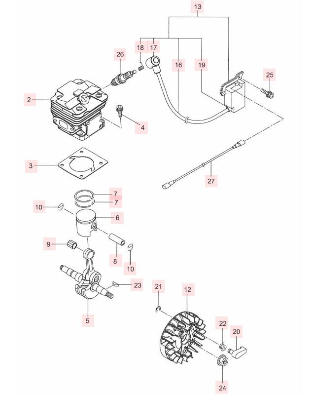 Bobine allumage MCV3501S