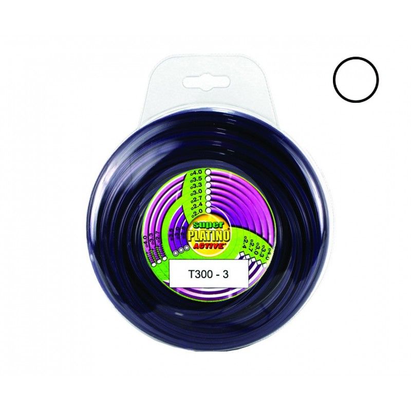 Fil nylon 3  ACTIVE rond cuirasser  15 ml