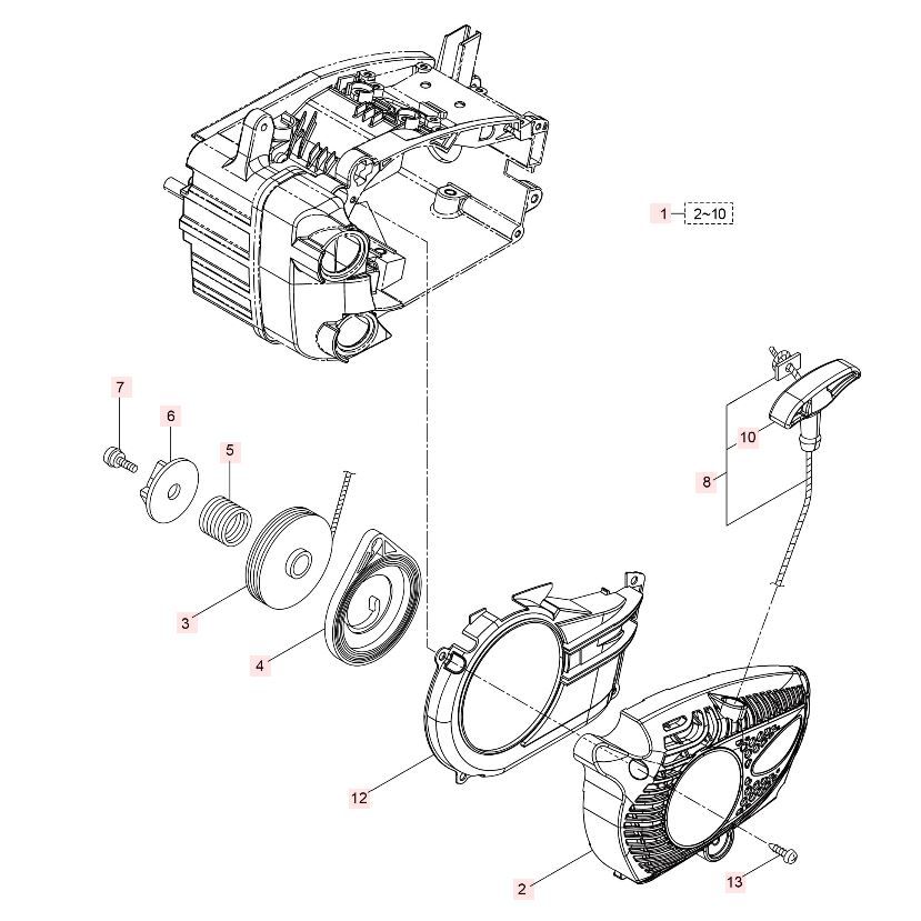 Ressort lanceur MCV3101TS