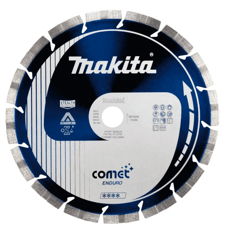 Disque diamant Makita Comet Enduro B12756 - 230 mm