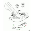 Lame gauche Cub Cadet CC713TE