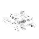 SET ROUE ARRIERE EGO Z6 - ZT4200E-L ZT4201E METAL-CAOUTCHOUC